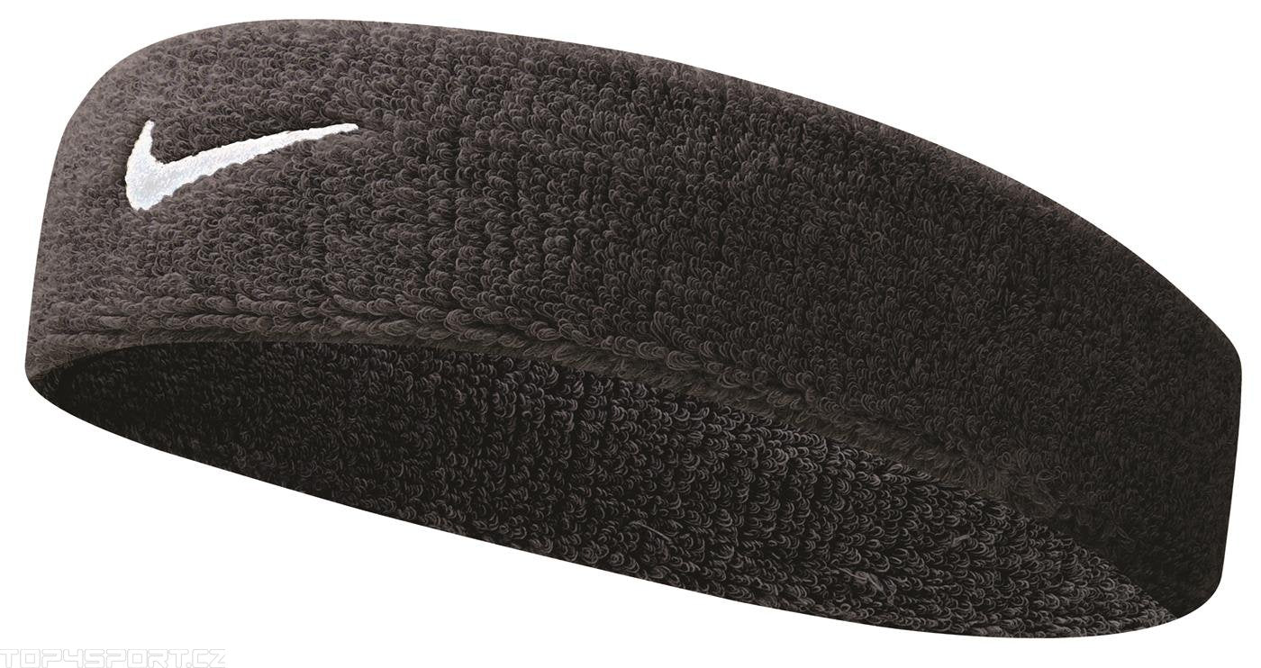 nike fascia swoosh headband black