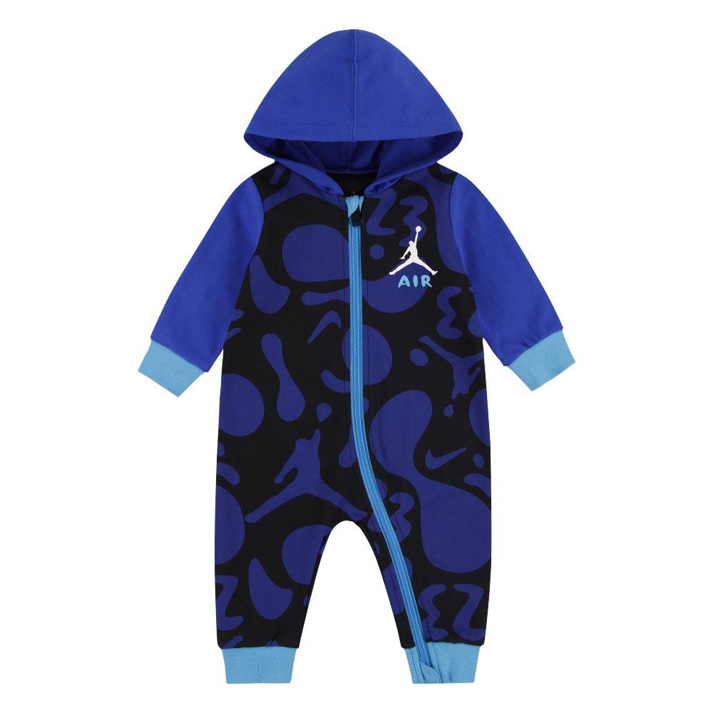 jordan lil champ hooded coverall racer blue kids