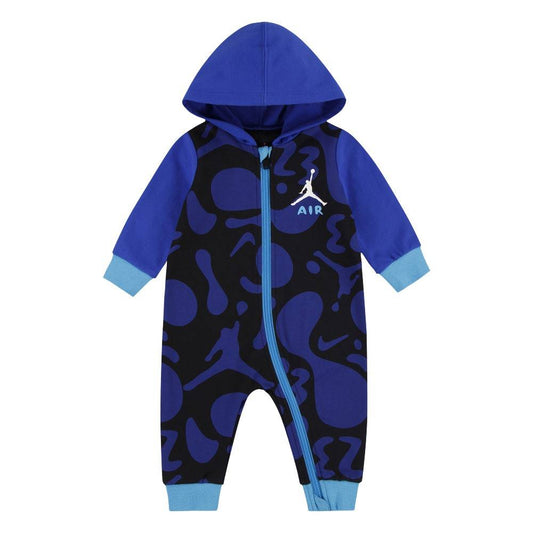 jordan Lil Champ Hooded Coverall Racer Blue kids