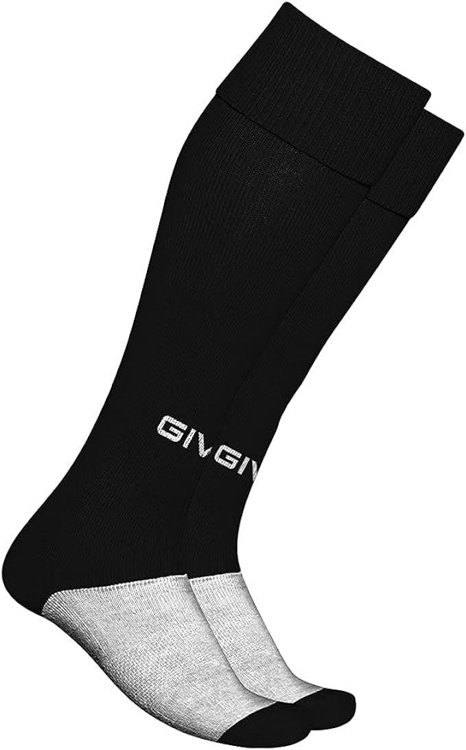 givova calza calcio senior nero unisex