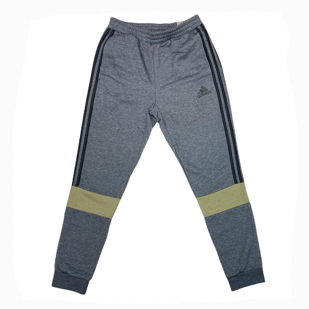 adidas pantaloni essentials fleece colorblock