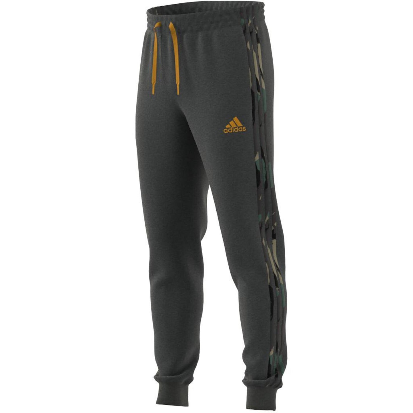 adidas essentials fleece camo-print pants uomo