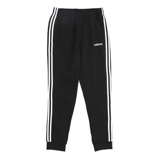 Adidas Essentials 3 Stripes Tapered pantalone nero uomo