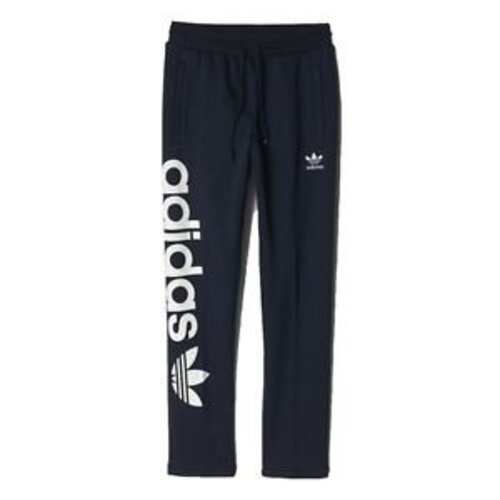 adidas trefoil pantalone blu uomo