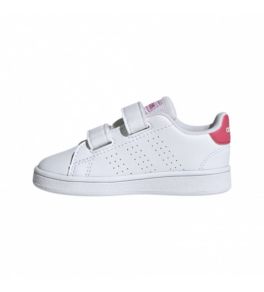 Adidas Advantage I Scarpe white pink kids