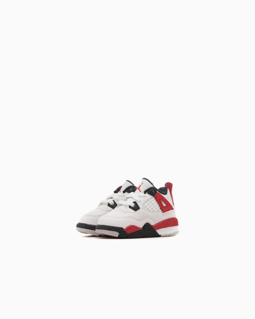 jordan 4 retro red cement (td) kids