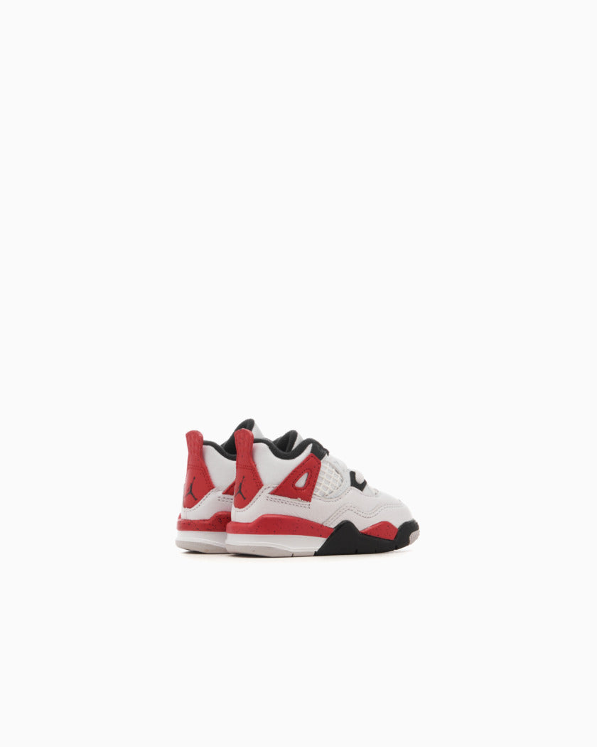 jordan 4 retro red cement (td) kids