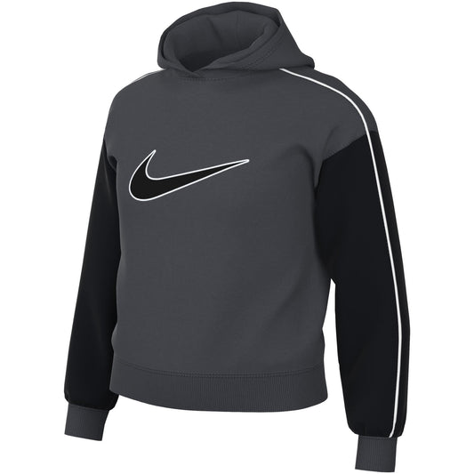 Nike Felpa pullover oversize in fleece con cappuccio