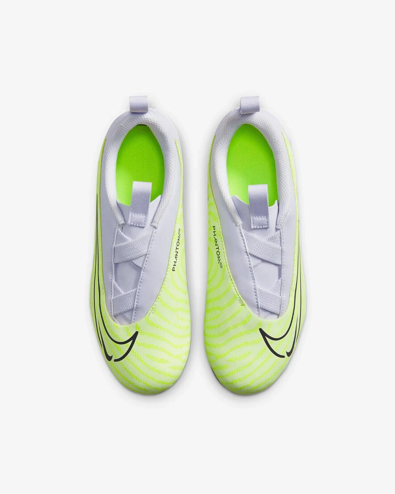 nike phantom scarpe da calcio grigie e verdi kids