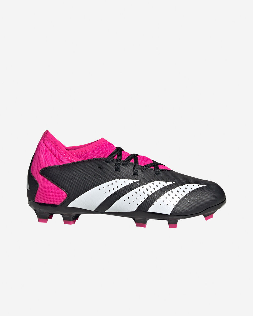 adidas predator accuracy3 fg scarpe da calcio nero fuxia kids