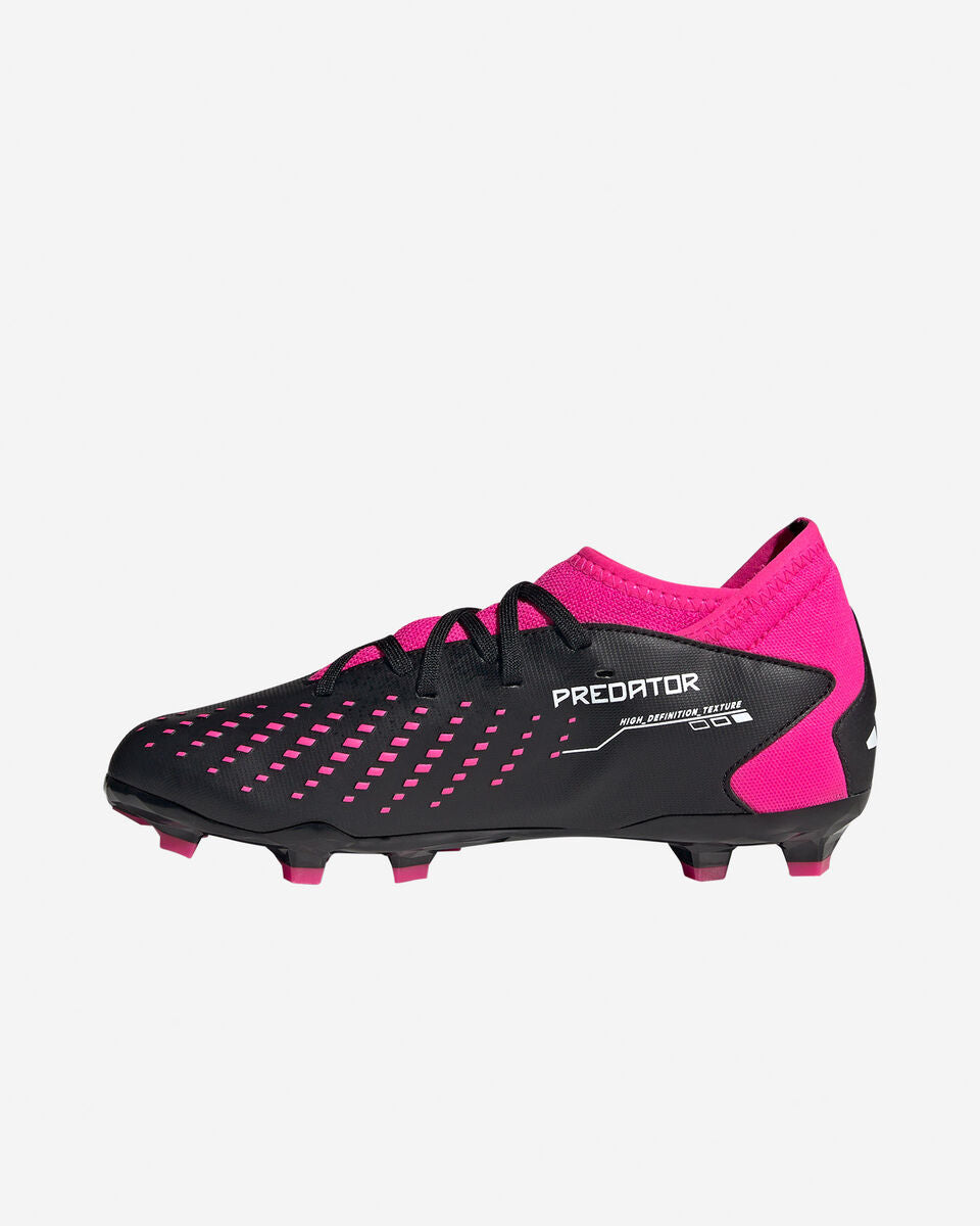 adidas predator accuracy3 fg scarpe da calcio nero fuxia kids