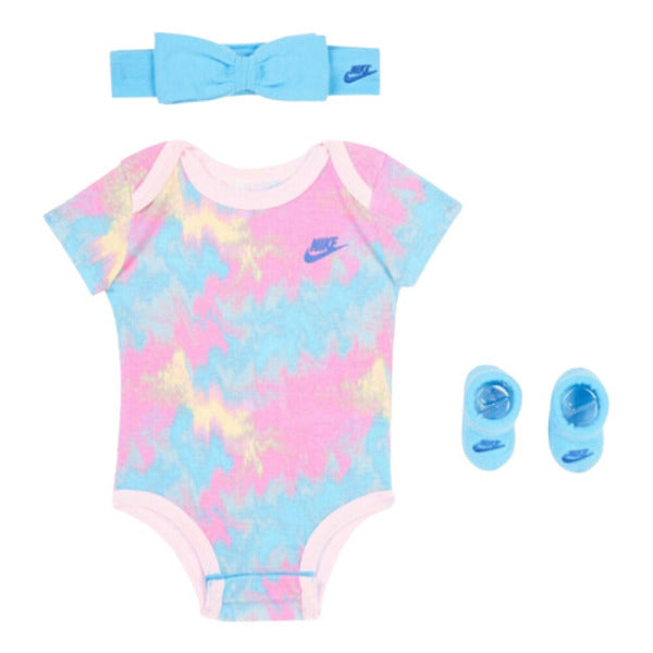 nike set body in  pezzi digi dye viola kids