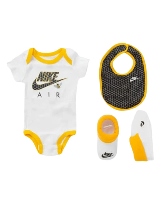 NIKE BODYSUIT, BIB, AND BOOTIES 3-PIECE SET kids