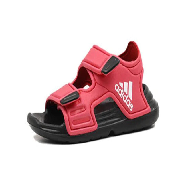 adidas  performance altaswim sandals black pink kids