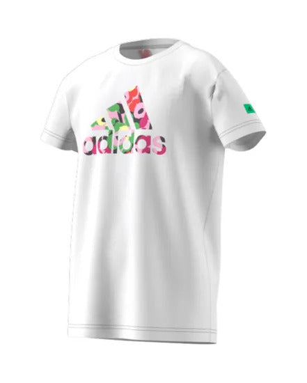 adidas t-shirt white kids