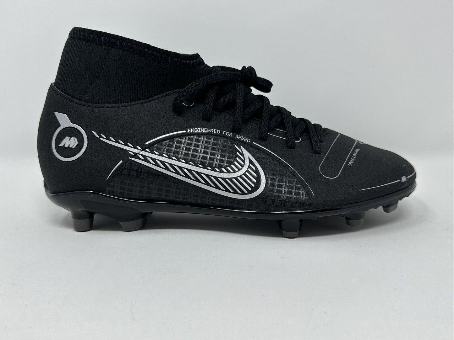 nike jr mercurial superfly  club mgscarpe da calcio nero kids