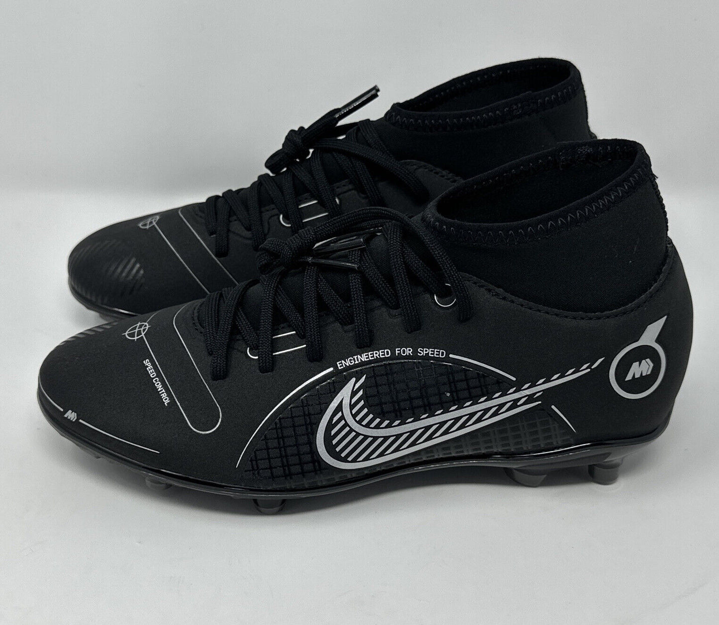 nike jr mercurial superfly  club mgscarpe da calcio nero kids