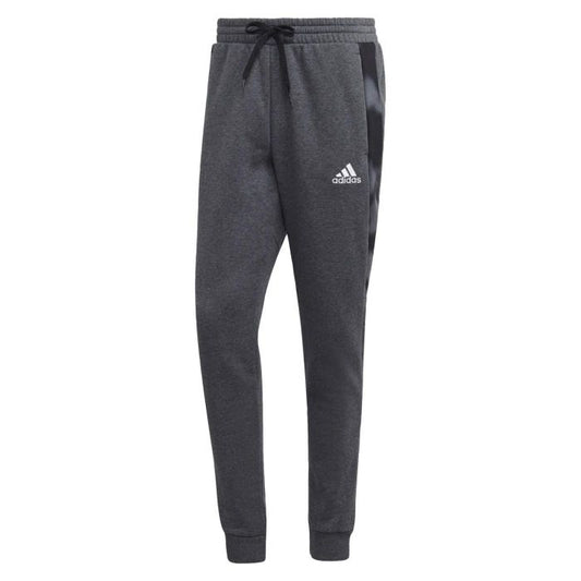 Adidas ESSENTIALS CAMO PRINT FLEECE PANTS grigio uomo