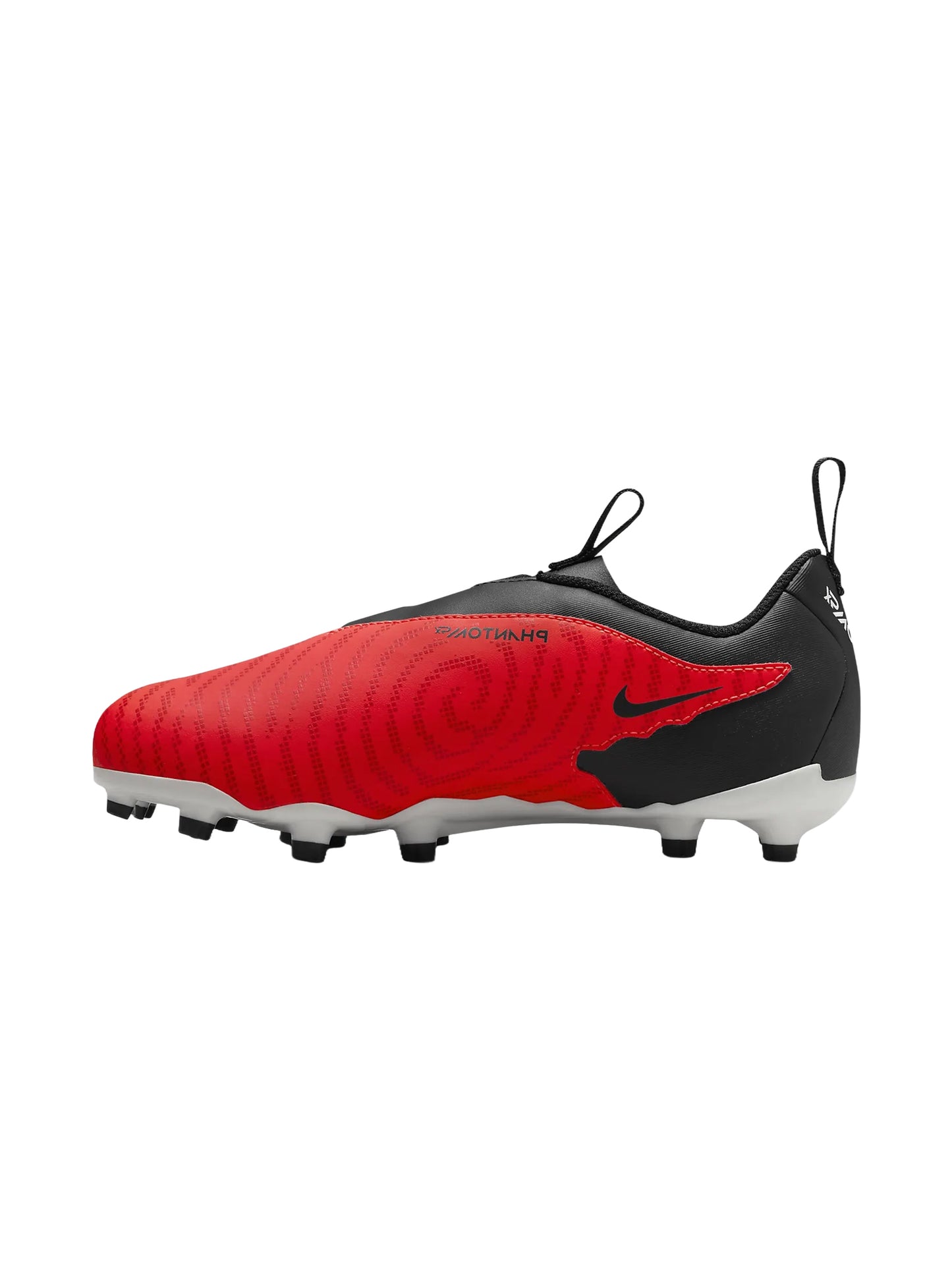 nike jr phantom gx academy fgmg scarpe da calcio rosso e nero kids