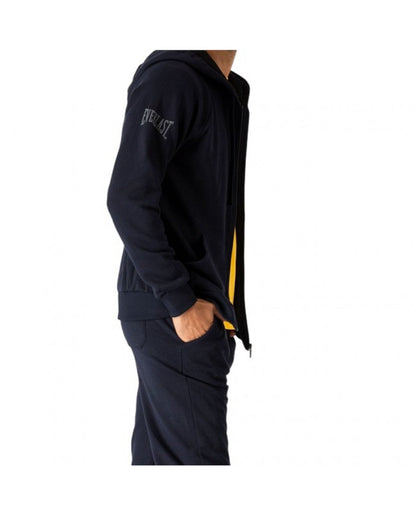 Everlast Tuta Completo Sportivo Con Giacca A Zip Cappuccio E Pantalone Blu uomo