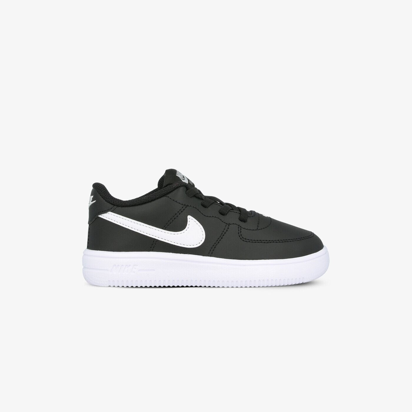 nike air force 1  td black e white kids