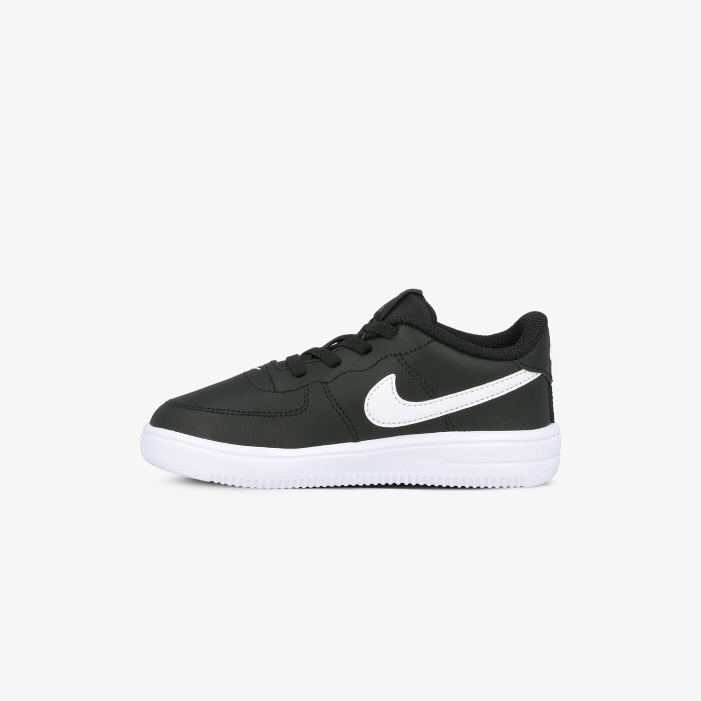 nike air force 1  td black e white kids