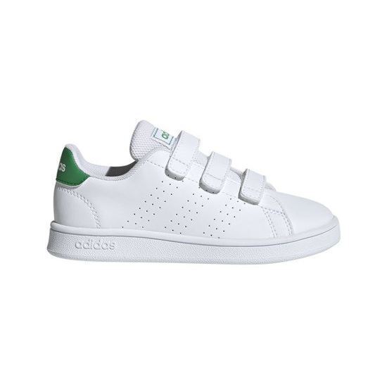 adidas advantage c scarpe white green kids