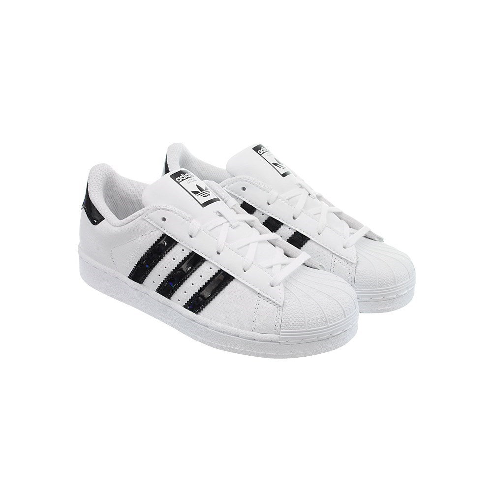 adidas superstar white kids