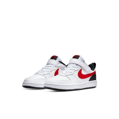 NIKE Scarpe Court Borough Low 2 (PSV) white red kids