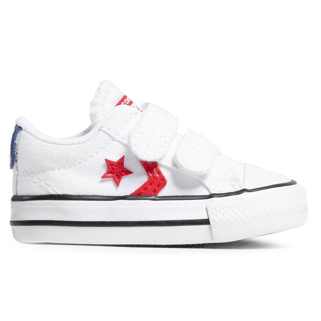 converse lifestyle star player ev 2v ox scarpe white kids