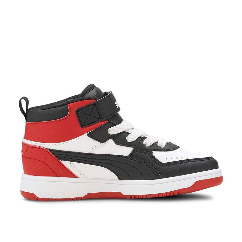 puma rebound joy ac inf scarpe bianche e rosse kids