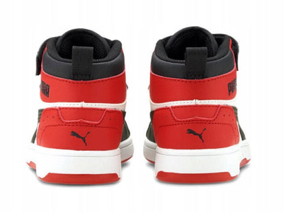 Puma Rebound Joy Ac Inf scarpe bianche e rosse kids