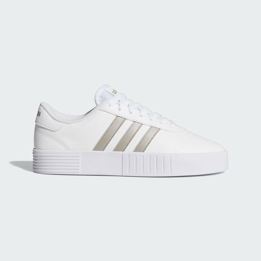 adidas court bold platform bianche