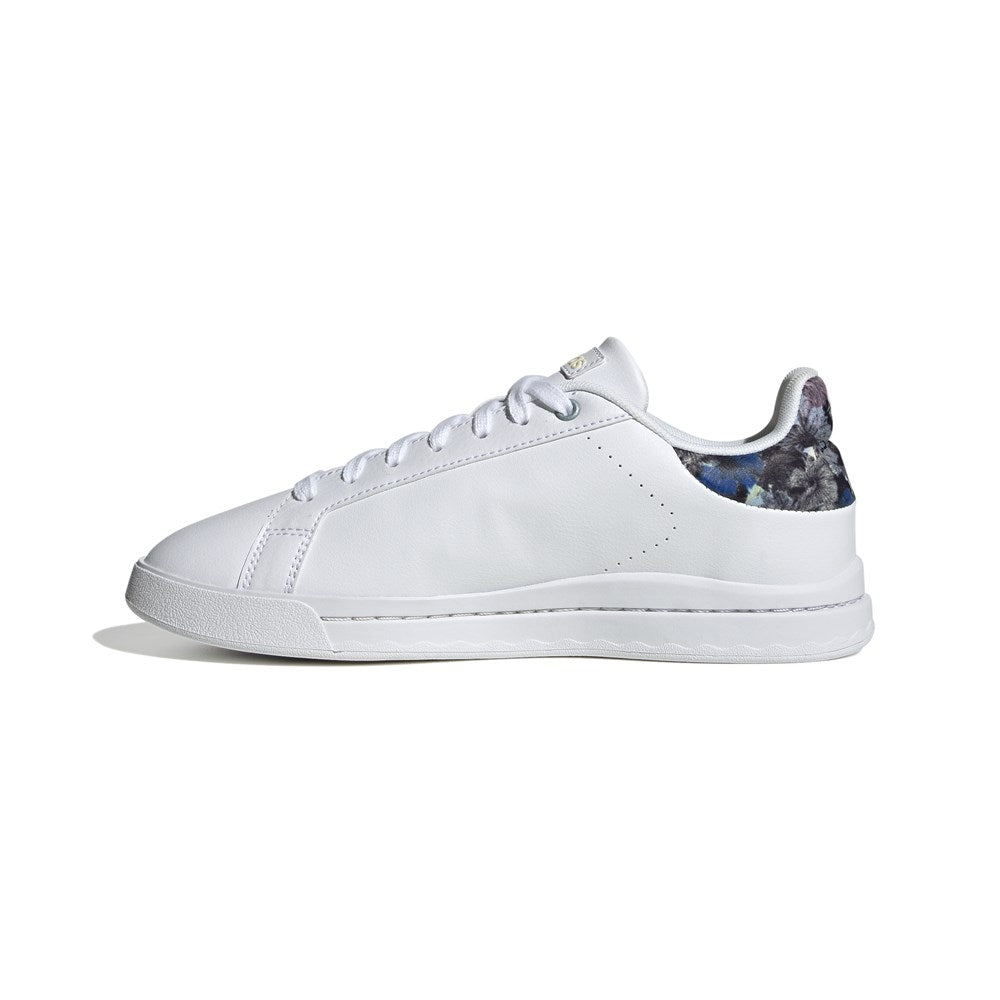 adidas court silk sneaker white