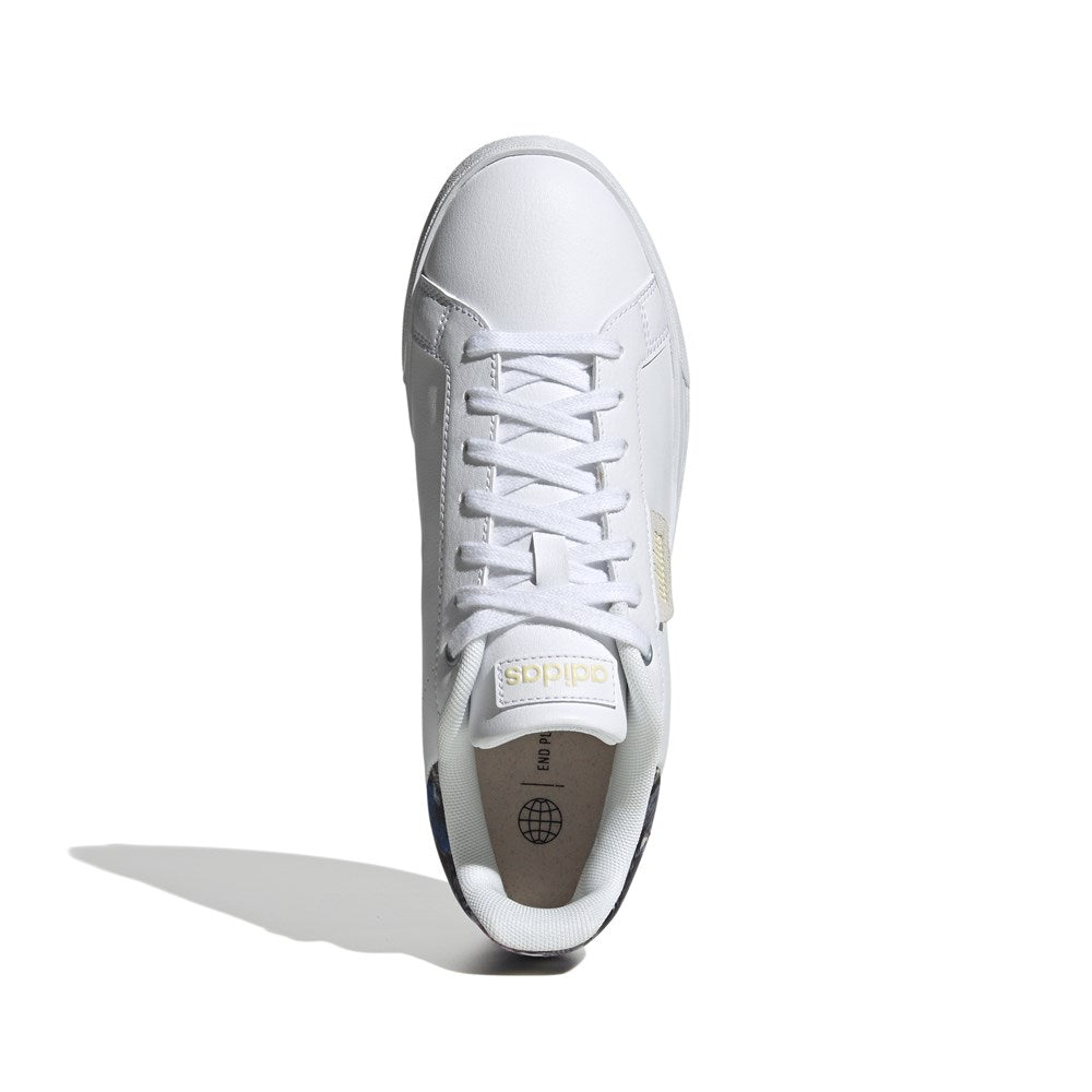 adidas court silk sneaker white