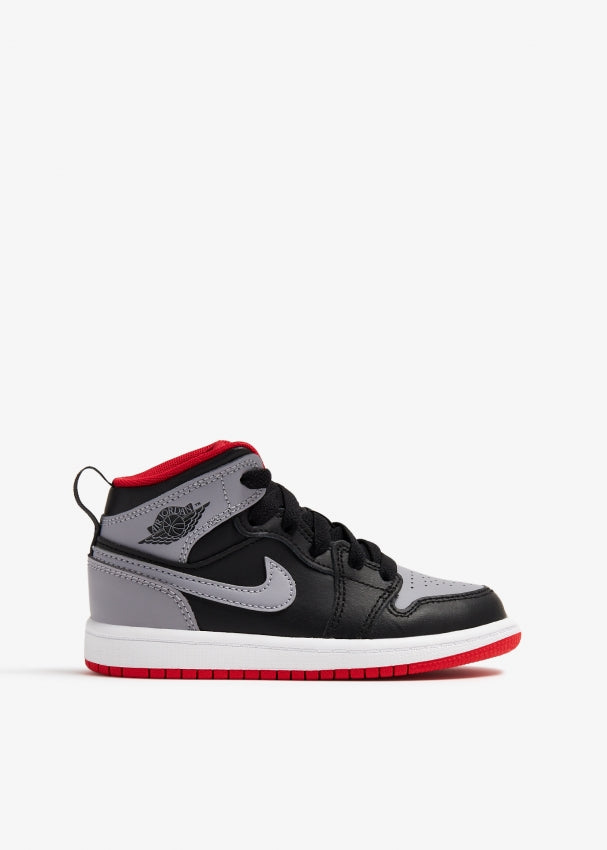 air jordan 1 mid alt td 'cement grey' (ps)