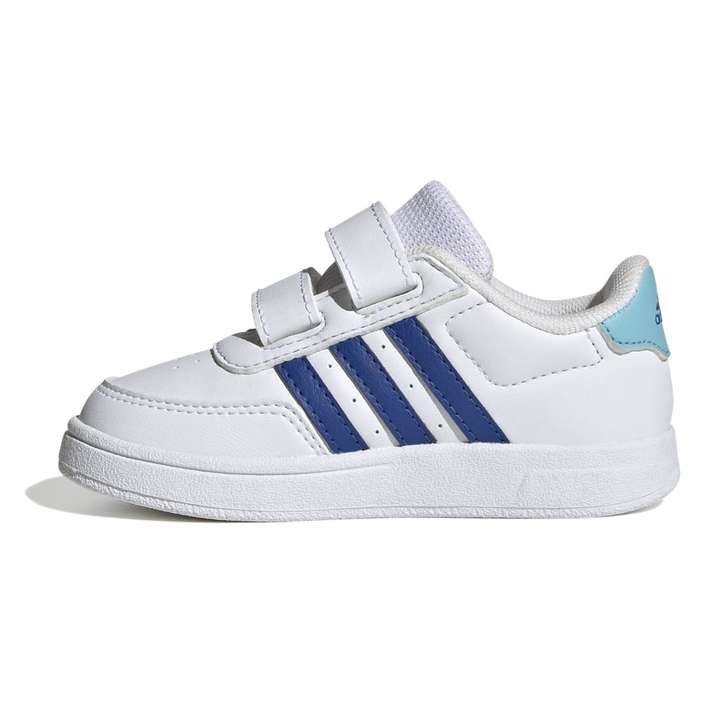 adidas breaknet 2.0 lifestyle court twostrap scarpe white blu kids