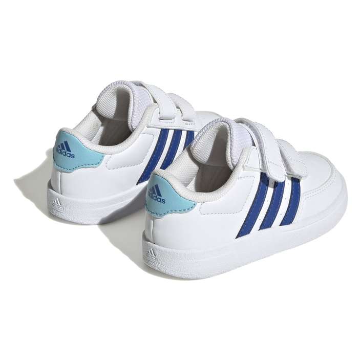 adidas breaknet 2.0 lifestyle court twostrap scarpe white blu kids