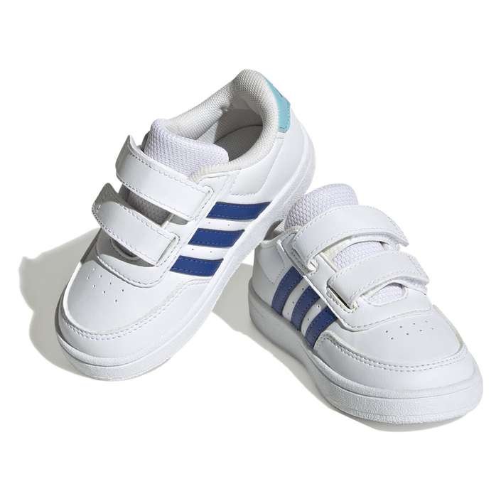 adidas breaknet 2.0 lifestyle court twostrap scarpe white blu kids