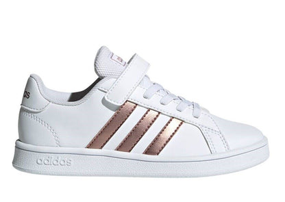 Adidas Grand Court c Scarpe white pink kids