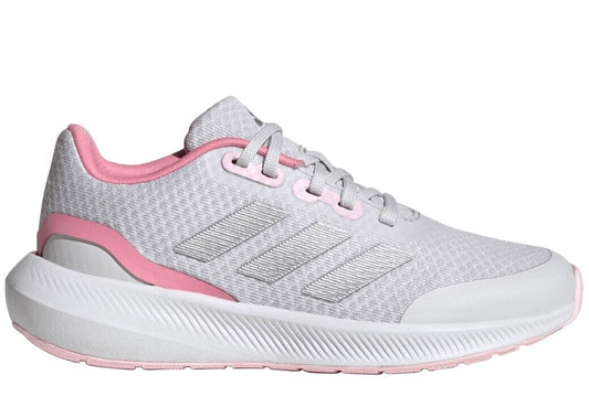 Adidas Runfalcon  Lace Shoeslow Scarpe Grigie Rosa kids