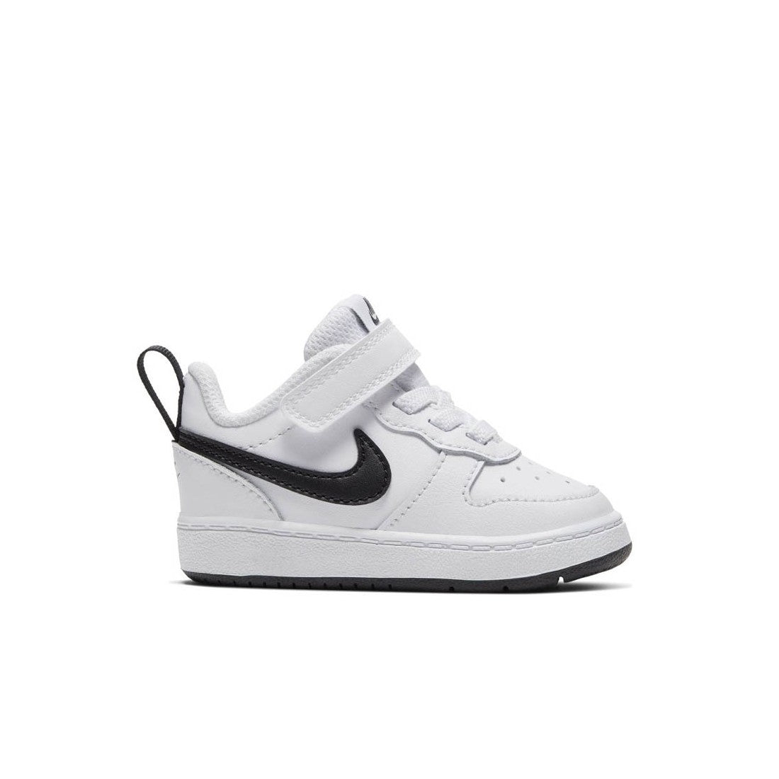 nike court borough low  scarpe bianche nere kids