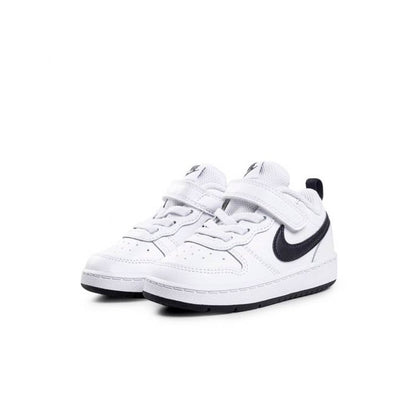 Nike Court Borough Low  Scarpe bianche nere kids