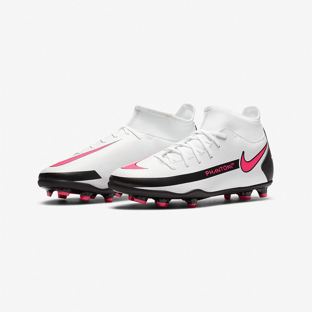 nike jr phantom gt club df - bianco/fuxia uomo