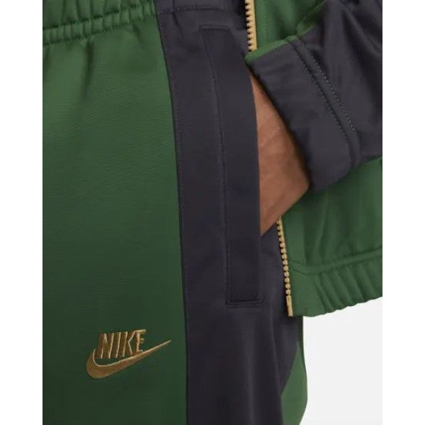 nike tuta completa essential verde uomo