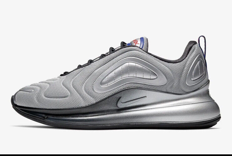 scarpe nike air max 720  metallic silver/off noir