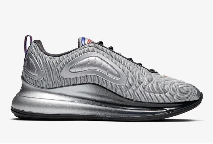 scarpe nike air max 720  metallic silver/off noir