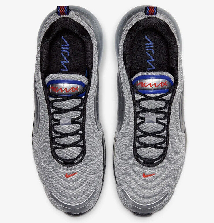 scarpe nike air max 720  metallic silver/off noir