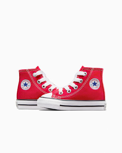 converse chuck taylor all star high sneaker red kids