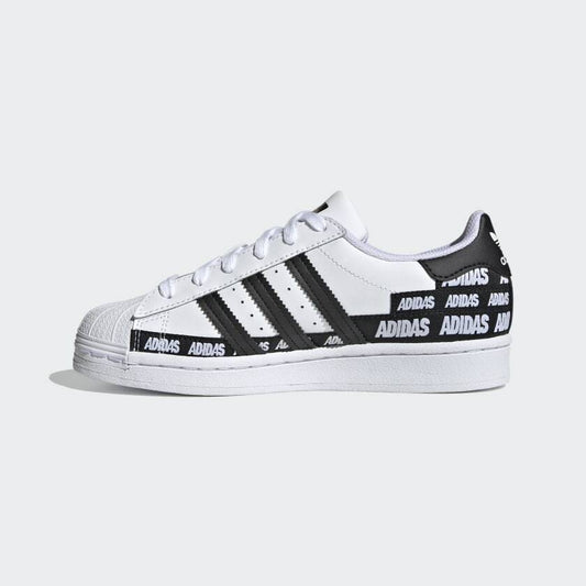 adidas Originals Superstar bianche e nere kids